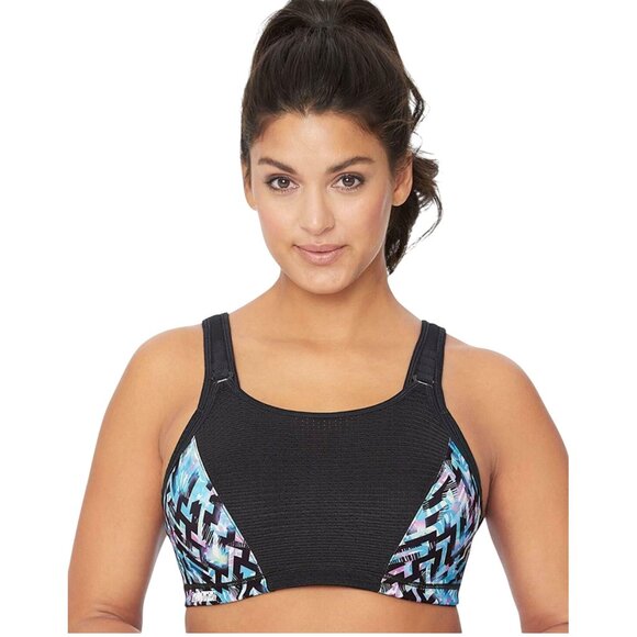 Glamorise Womens Plus Size 36C MagicLift Adjustable Support Sport Bra Multicolor - Picture 1 of 15